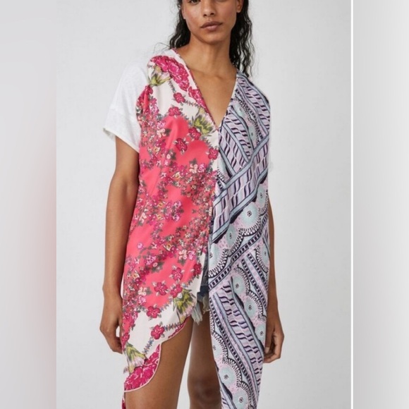 Free People Pick Your Scarf Tunic NWT Size Large - Picture 2 of 13